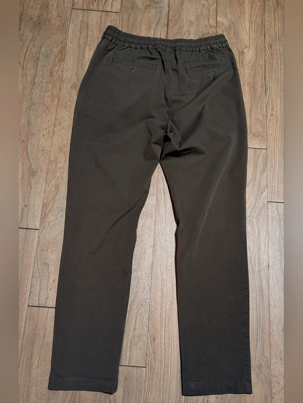 J. Crew Men's Chinos with Drawstring - Dark Brown